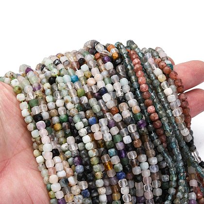 Natural & Synthetic Gemstone Beads Strands G-RM2025-C12-C-1