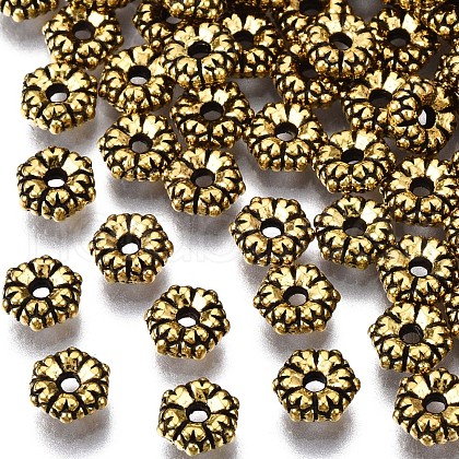 Tibetan Style Spacer Beads GLF0280Y-NF-1-1