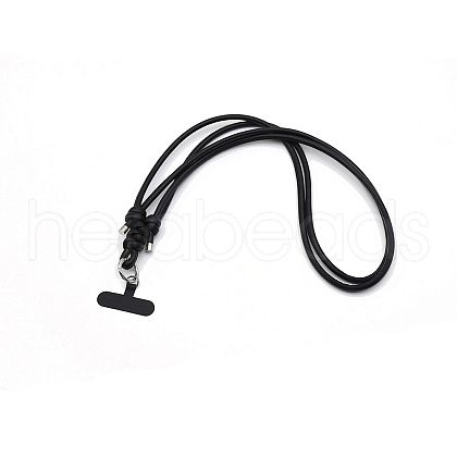 Leather Mobile Straps HJEW-N004-01A-1
