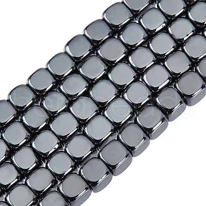 Olycraft 5 Strands Non-magnetic Synthetic Hematite Beads Strands G-OC0002-02-1