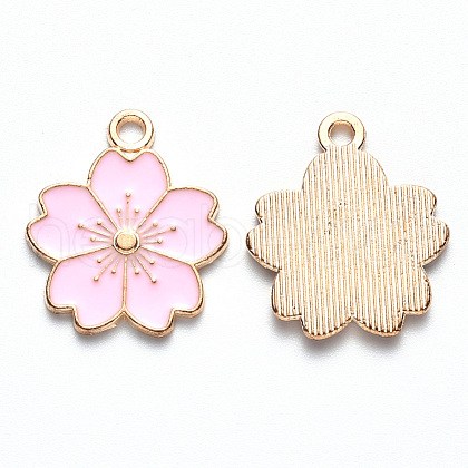 Alloy Enamel Pendants X-ENAM-S121-115B-1