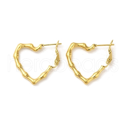 304 Stainless Steel Hoop Earrings for Women EJEW-B054-17G-02-1
