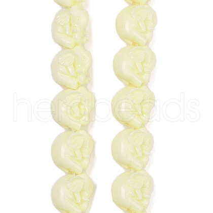 Synthetic Coral Carved Beads Strands CORA-R050-03-1