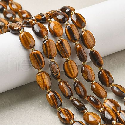 Natural Tiger Eye Beads Strands G-H005-A10-02-1