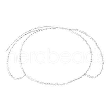 Plastic Pearl Round Link Body Chains FS-WG21BB1-01-1