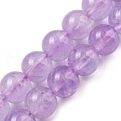 Natural Amethyst Beads Strands G-P503-6MM-08-1