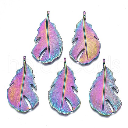 Rainbow Color Alloy Pendants PALLOY-N156-190-NR-1