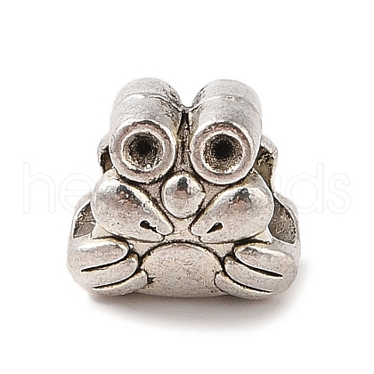 Tibetan Style Alloy European Beads TIBE-Q090-63AS-1