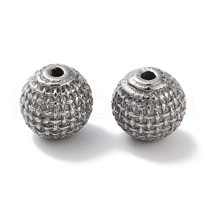 Non-Tarnish 304 Stainless Steel Beads STAS-M057-02P-1