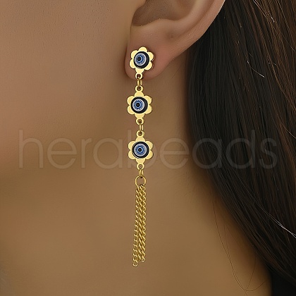 Exaggerated Evil Eye Stud Earrings NJ7081-1