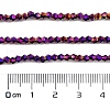 Transparent Electroplate Glass Beads Strands EGLA-A039-T2mm-UA04-4