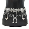 Pentagon Alloy Chain Tassel Waist Beads FS-WG5F3E8-01-3