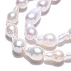Natural Baroque Pearl Keshi Pearl Beads Strands X1-PEAR-S020-F10-02-5