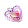 Transparent Acrylic Pendants PALLOY-JF03716-4