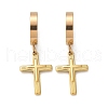 304 Stainless Steel Hoop Earrings EJEW-S253-16G-2