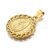 304 Stainless Steel Pendants STAS-B086-10D-G-2