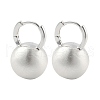 Round Brass Hoop Earrings for Women EJEW-U055-06S-2
