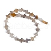 Natural Grey Agate Beads Strands G-I369-A19-02-3