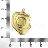 Plastic Pearl Pendants STAS-Q360-03M-G-3
