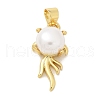 Rack Plating Brass Pendants KK-K293-24K-G-1