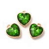 Faceted Glass Rhinestone Pendants GLAA-I051-B09-2