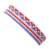 2Pcs 2styles Handmade Glass Seed Beaded Bracelets for Women BJEW-MZ00156-5