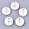 Natural Freshwater Shell Charms SHEL-Q023-06-1