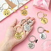Alloy & 201 Stainless Steel Keychain KEYC-YW00102-01-5