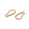 Brass Earring Hooks X-KK-WH0035-98-1