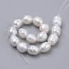 Natural Cultured Freshwater Pearl Beads Strands X-PEAR-S012-43-2