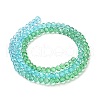 Transparent Painted Glass Beads Strands X1-DGLA-A034-T3mm-A17-5