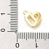 Brass Micro Pave Cubic Zirconia Pendants ZIRC-P113-05G-3