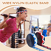 FINGERINSPIRE 10 Yards 2 Colors Flat Nylon Elastic Band with Wave Pattern EC-FG0001-04-7