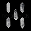 Natural Quartz Crystal Double Terminated Pointed Beads G-G012-25-2