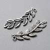 Tibetan Style Alloy Big Pendants TIBEP-WH0004-09-1
