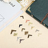 Globleland 72pcs 18 Styles Iron Cabinet Box Corner Protectors FIND-GL0001-62-5
