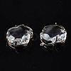 Transparent Glass Pendants GLAA-Q088-025A-3