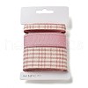 9 Yards 3 Styles Tartan Print Polyester Ribbon SRIB-C002-01H-2