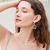 BENECREAT 20 Pairs 2 Colors Brass Earring Hooks KK-BC0007-63-6