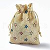 Burlap Packing Pouches Drawstring Bags ABAG-L016-A05-3