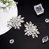 2Pcs Detachable Flower Shoe Decoration AJEW-FG0002-05-5