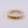 Round Brass Craft Wire CWIR-WH0006-0.8mm-C-1