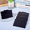 Erasable PVC Food Label Display Chalkboard Clip AJEW-TAC0034-06-6