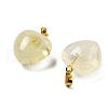 Natural Lemon Quartz Pendants G-J386-H18-G-2