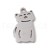 Non-Tarnish 304 Stainless Steel Pendants STAS-G297-14P-2
