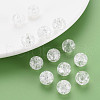 Transparent Crackle Acrylic Beads MACR-S373-66A-N12-4