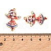 Christmas Alloy Enamel Pendants ENAM-K069-44B-G-3