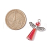 Glass & Alloy Pendants PALLOY-JF03051-2