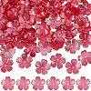 SUNNYCLUE 200Pcs Acrylic Bead Caps OACR-SC0001-83A-1