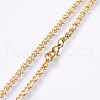 304 Stainless Steel Chain Necklaces MAK-L015-10B-1